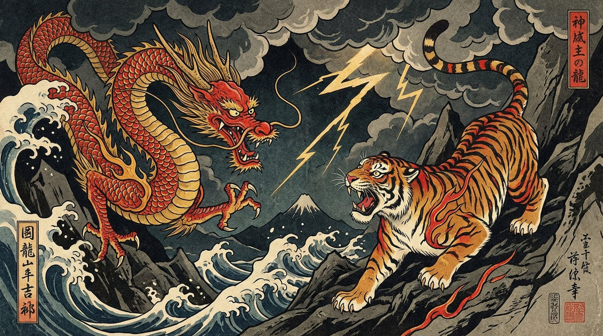 Dragon and Tiger Meaning in Japanese Art | Chrisraw – Chrisraw Store