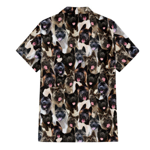Akita Full Face Hawaiian Shirt & Shorts