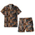 Doberman Pinscher Full Face Hawaiian Shirt & Shorts