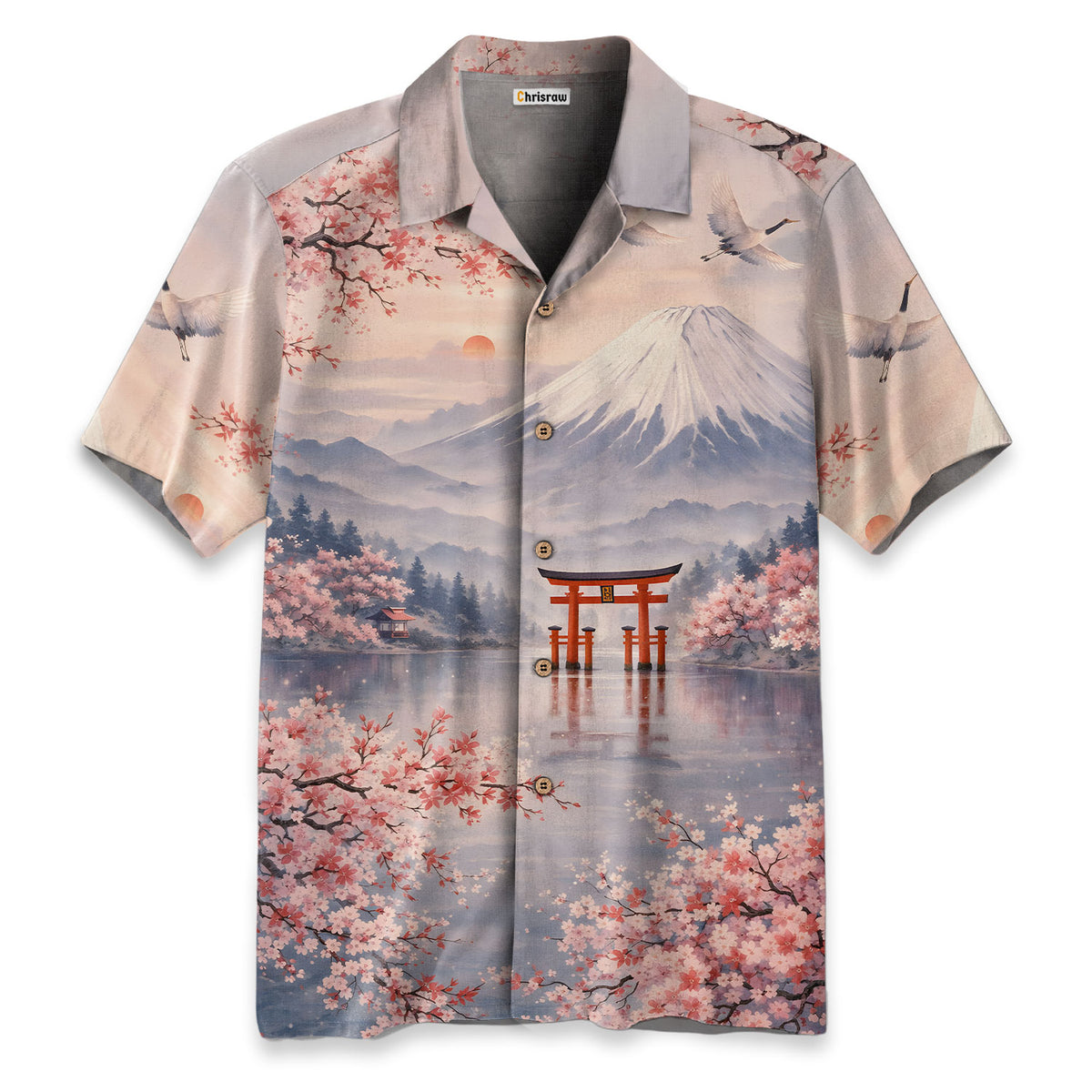 Chrisraw Harmony of Sakura Hawaiian Shirt – Chrisraw Store