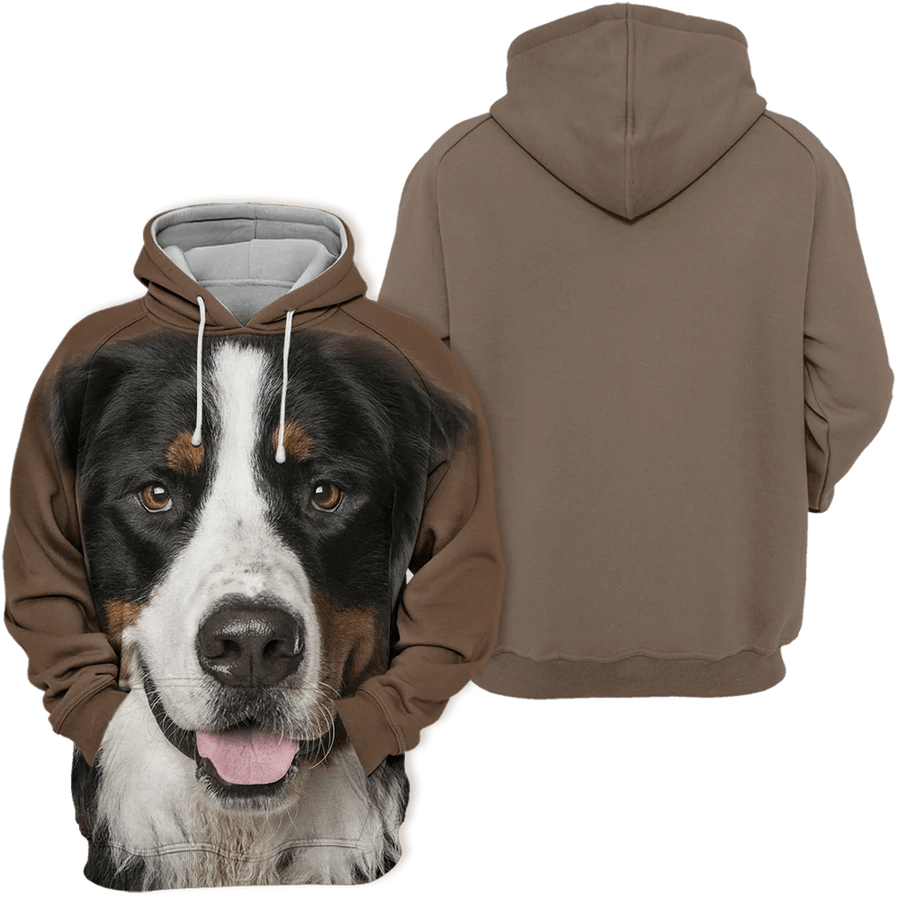 Bernese Mountain 2 - Unisex 3D Graphic Hoodie