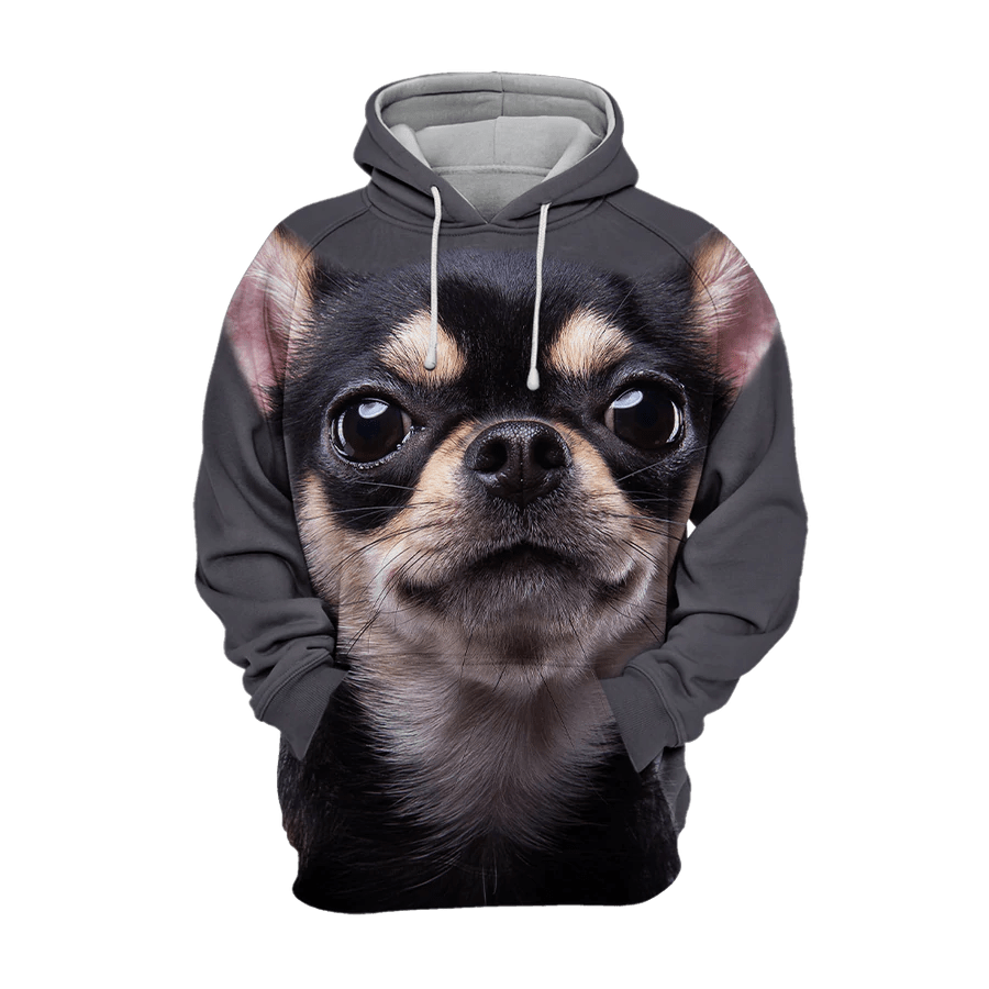 Chihuahua 3 - Unisex 3D Graphic Hoodie