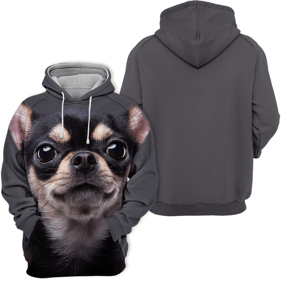 Chihuahua 3 - Unisex 3D Graphic Hoodie