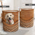 Labrador Rattan Texture Laundry Basket 2