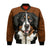 Greater Swiss Mountain Dog - Unisex 3D Graphic Bomber Jacket