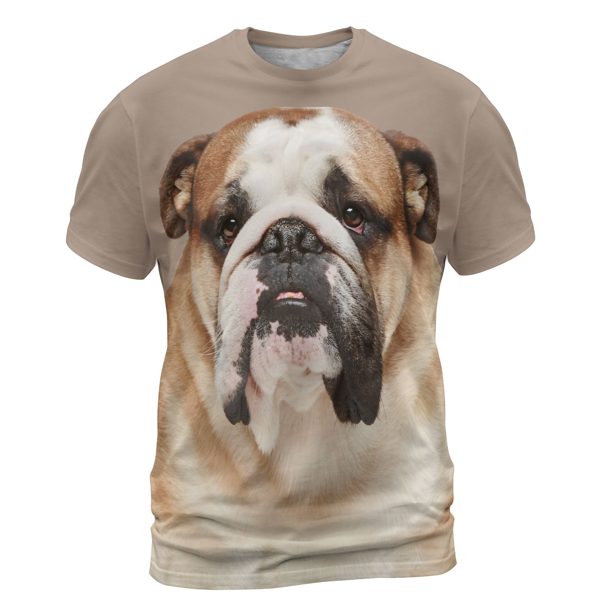 English Bulldog 2 - 3D Graphic T-Shirt