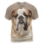 English Bulldog 2 - 3D Graphic T-Shirt