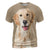 Golden Retriever 4 - 3D Graphic T-Shirt