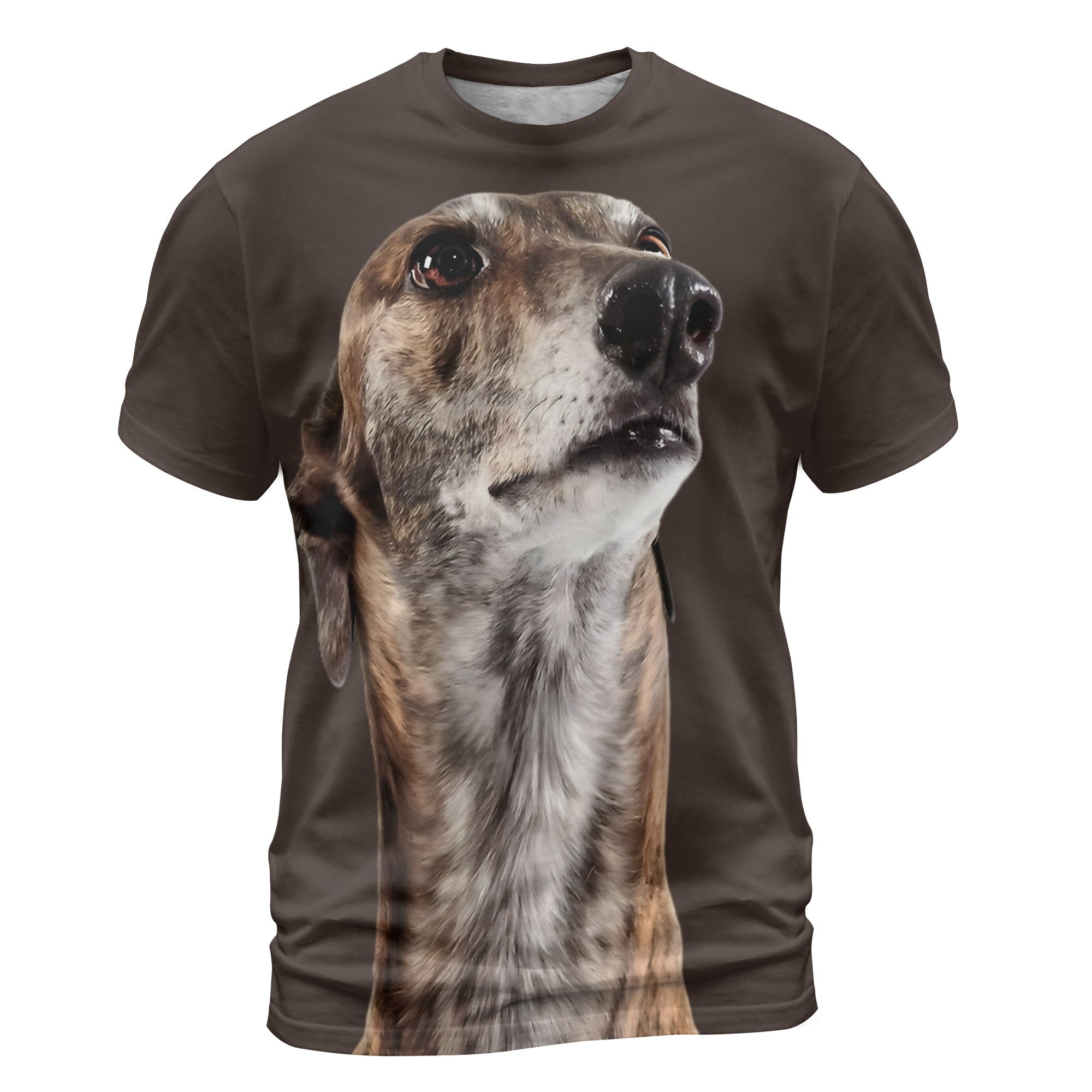 Greyhound Brindle - 3D Graphic T-Shirt