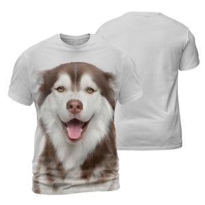 Alaskan Malamute - 3D Graphic T-Shirt