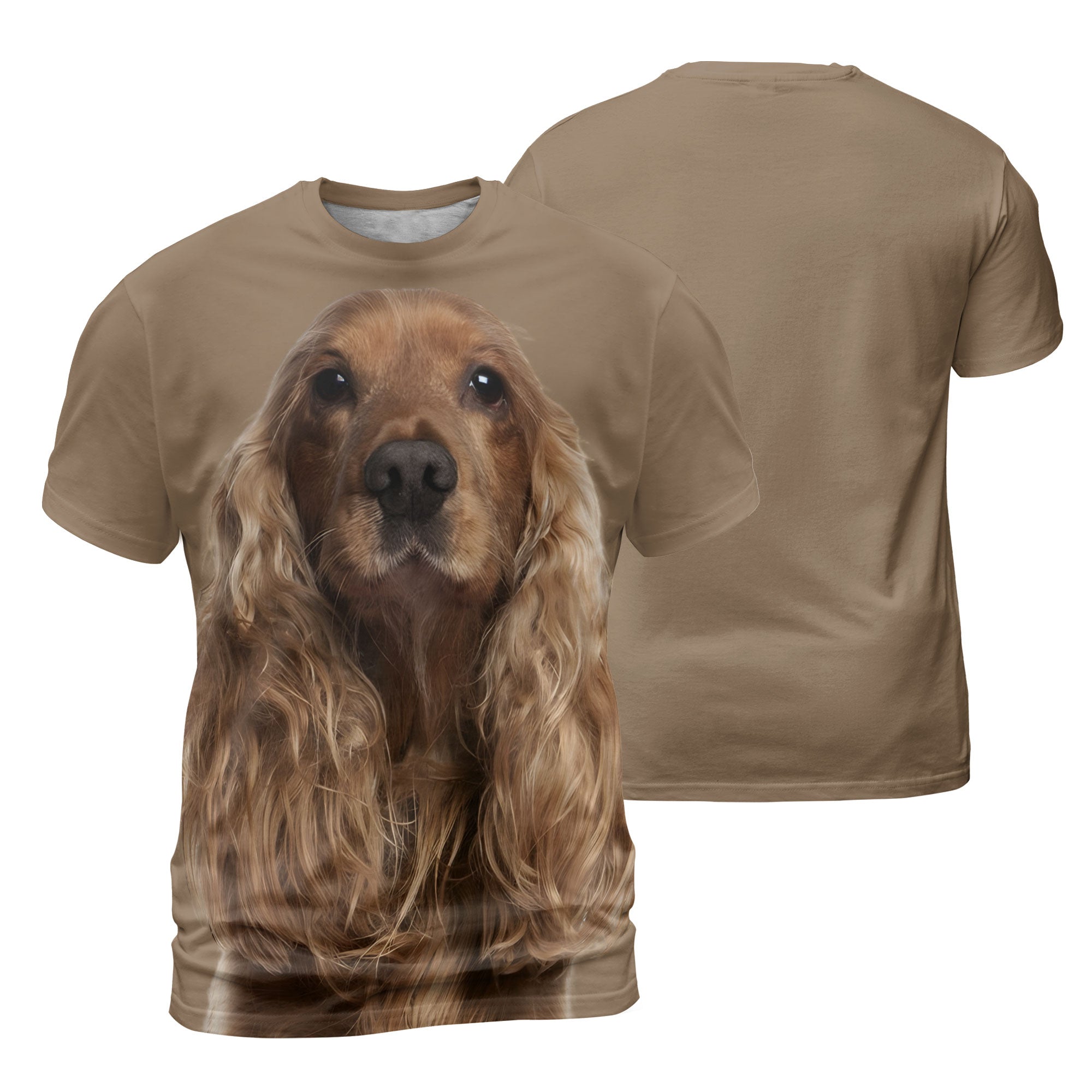 English Cocker Spaniel- 3D Graphic T-Shirt