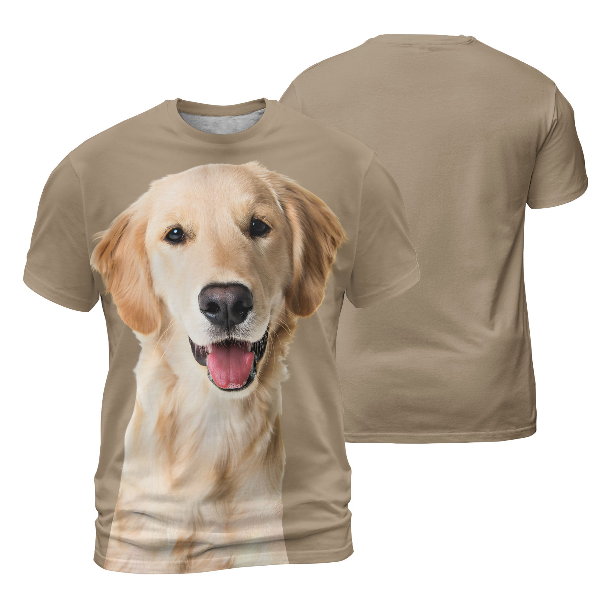 Golden Retriever 4 - 3D Graphic T-Shirt