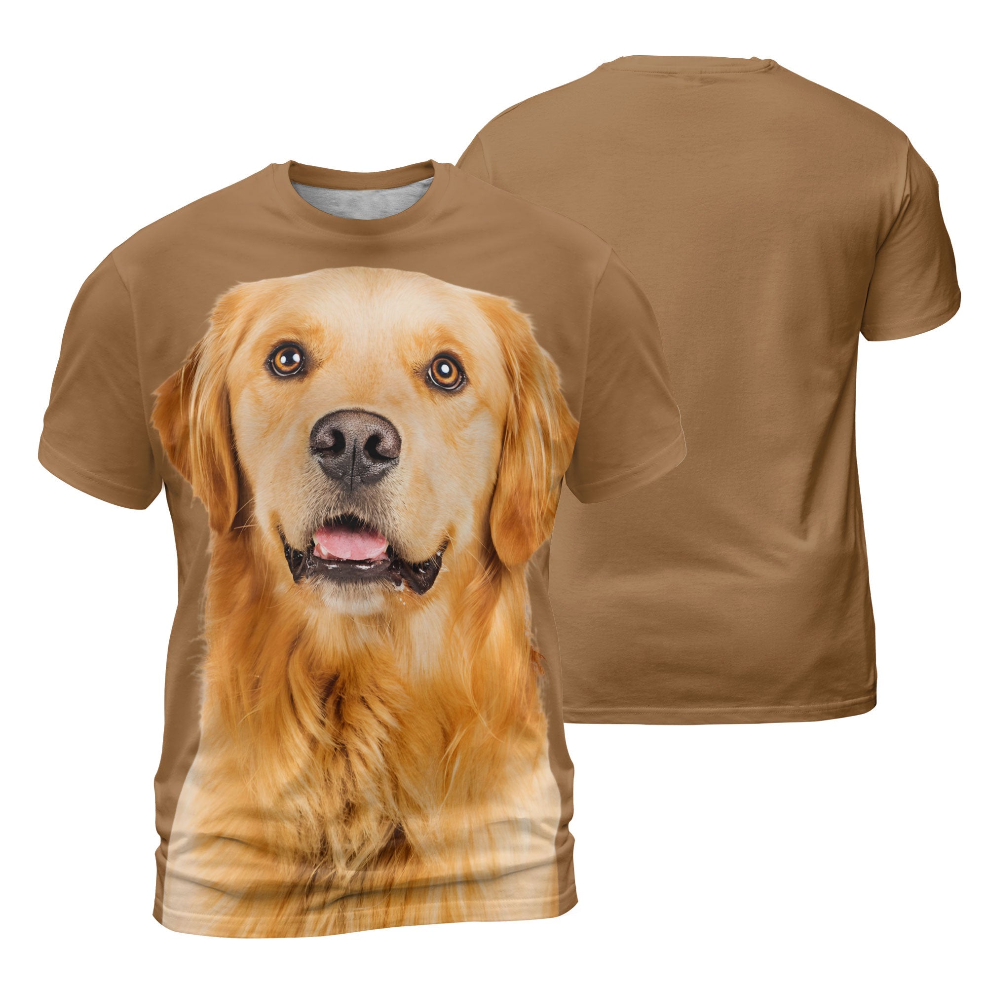 Golden Retriever - 3D Graphic T-Shirt
