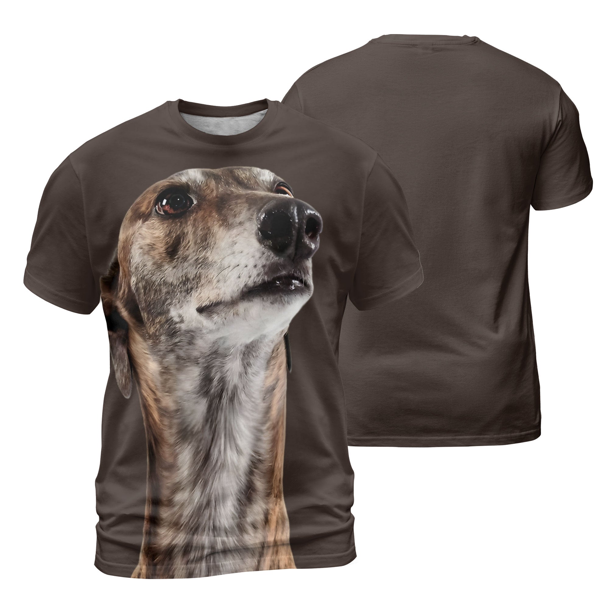 Greyhound Brindle - 3D Graphic T-Shirt