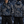 Chrisraw Midnight Guardians Hoodie — Dragon Phoenix Japanese Line Art Indigo All-Over Print