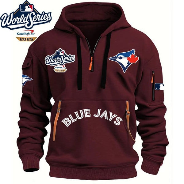 Jays World Series 2025 - Half Zipper Hoodie - 2210
