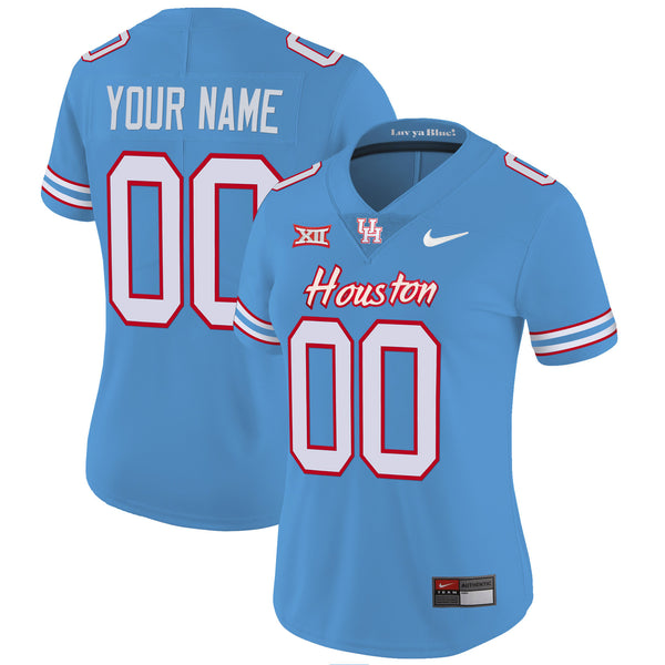Houston Cougars 2024 Oilers Inspired Vapor Limited Custom Jersey V3 - All Stitched