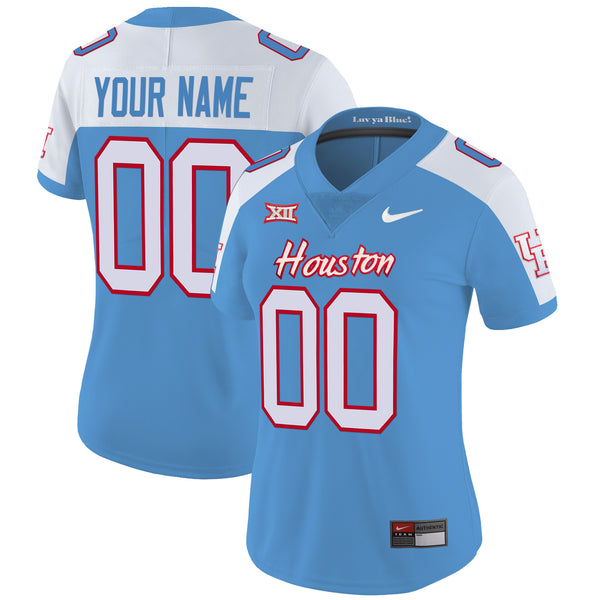 Houston Cougars 2024 Oilers Inspired Vapor Limited Custom Jersey V3 - All Stitched