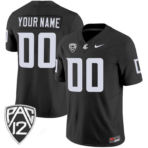 Washington State Cougars Vapor Limited Custom Jersey - All Stitched