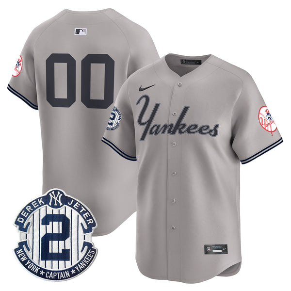 Yankees Throwback Vapor Premier Limited Custom Jersey V2 - All Stitched