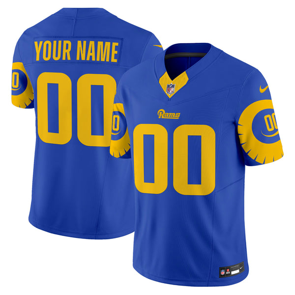 Rams Special Vapor Limited Custom Jersey - All Stitched
