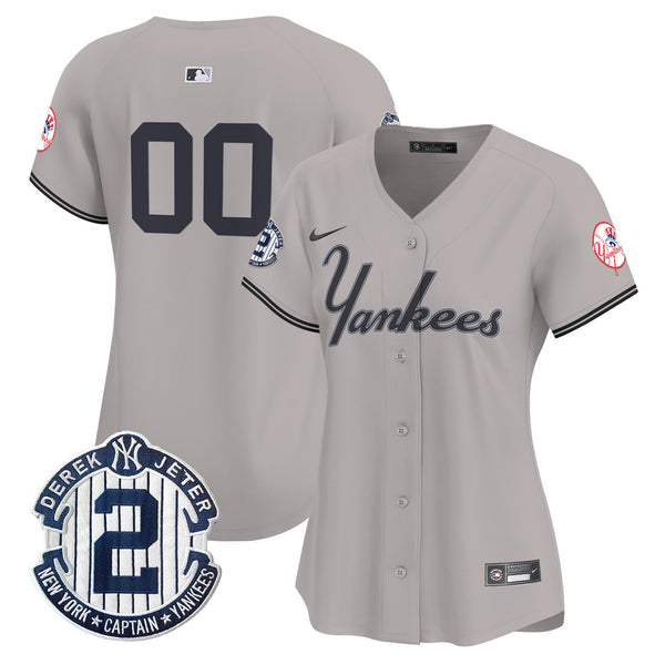 Yankees Throwback Vapor Premier Limited Custom Jersey V2 - All Stitched