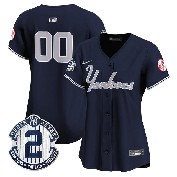 Yankees Throwback Vapor Premier Limited Custom Jersey V2 - All Stitched