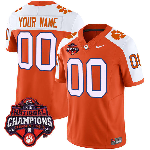 Clemson Tigers Vapor Limited Custom Jersey - All Stitched