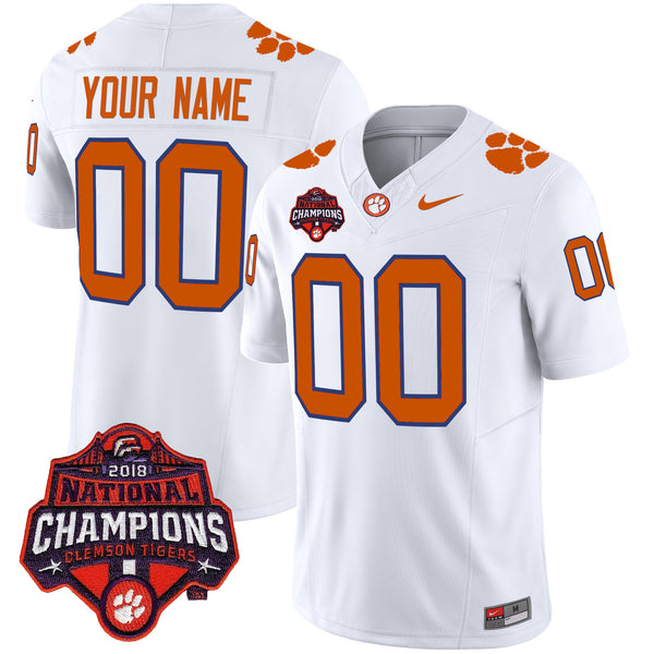 Clemson Tigers Vapor Limited Custom Jersey - All Stitched