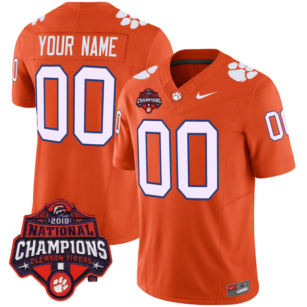 Clemson Tigers Vapor Limited Custom Jersey - All Stitched