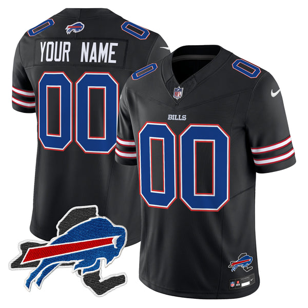 Bills New York Patch Vapor Limited Custom Jersey V3 - All Stitched