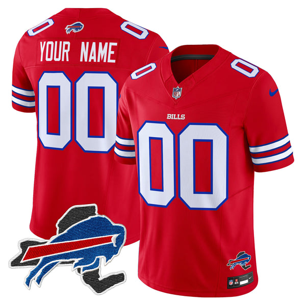 Bills New York Patch Vapor Limited Custom Jersey V3 - All Stitched