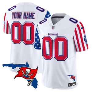 Buccaneers American Style Vapor Limited Custom Jersey - All Stitched