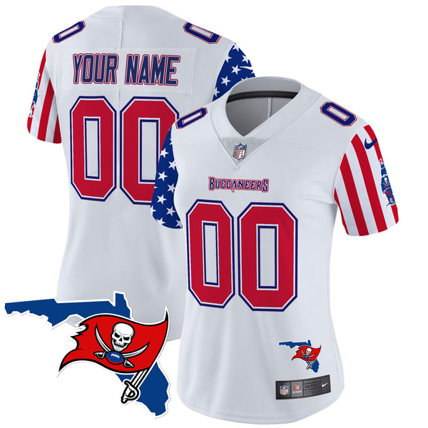 Buccaneers American Style Vapor Limited Custom Jersey - All Stitched