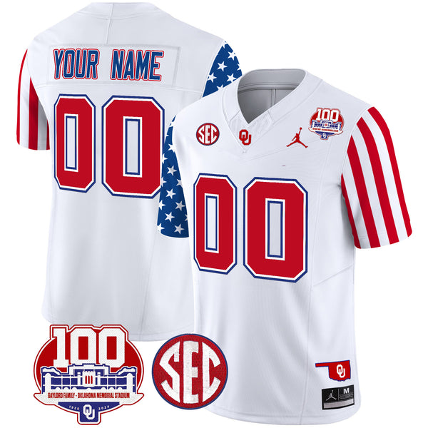 Oklahoma Sooners American Style Vapor Limited Custom Jersey - All Stitched