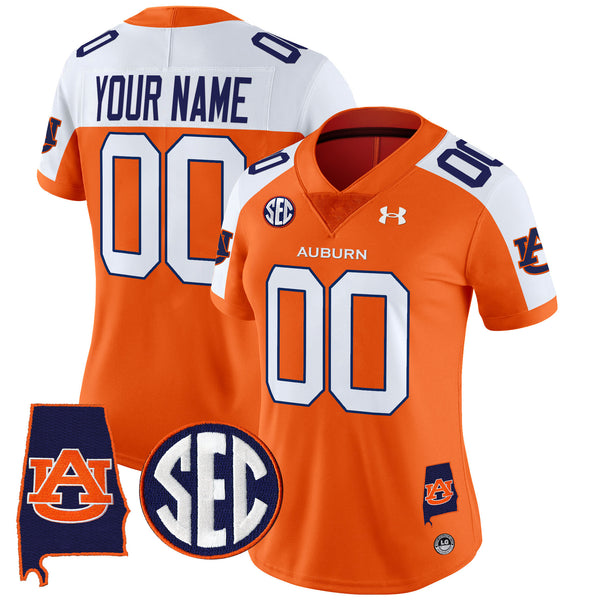Auburn Tigers 2025 Alabama Patch Vapor Limited Custom Jersey - All Stitched