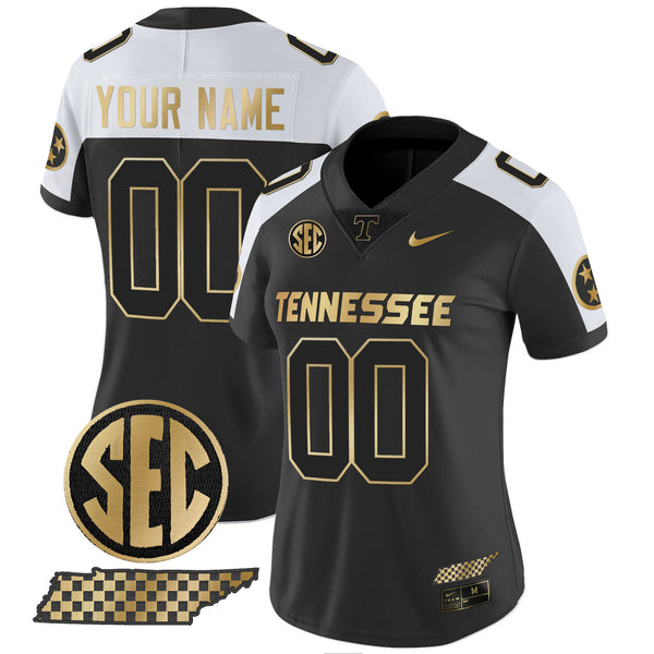 Tennessee Volunteers 2024 Gold Vapor Limited Custom Jersey - All Stitched