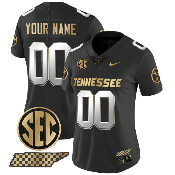 Tennessee Volunteers 2024 Gold Vapor Limited Custom Jersey - All Stitched
