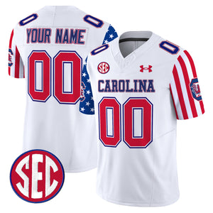 South Carolina Gamecocks American Style Vapor Limited Custom Jersey - All Stitched