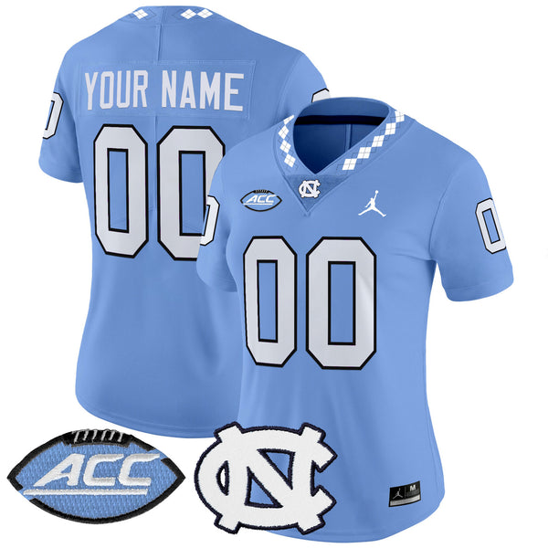 North Carolina Tar Heels 2025 Vapor Limited Custom Jersey - All Stitched
