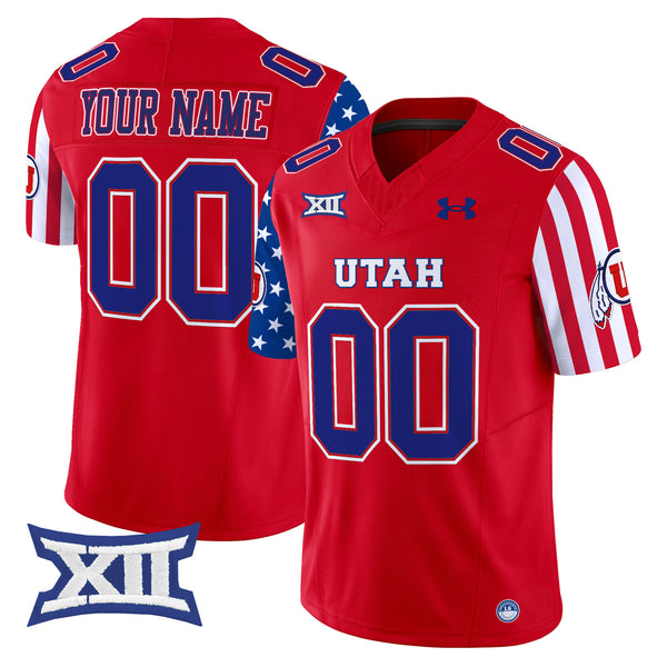 Utah Utes American Style Vapor Limited Custom Jersey - All Stitched