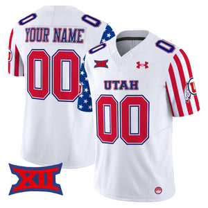 Utah Utes American Style Vapor Limited Custom Jersey - All Stitched