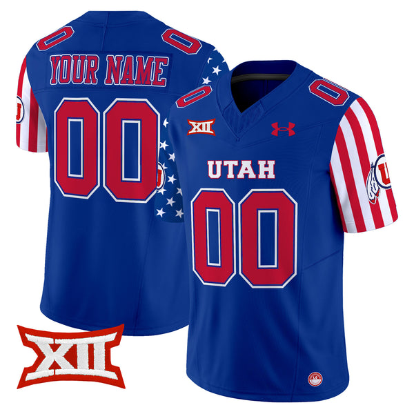 Utah Utes American Style Vapor Limited Custom Jersey - All Stitched