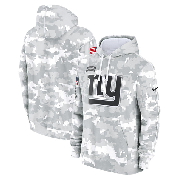 New York Giants 2024 Salute to Service Pullover Hoodie - Arctic Camo - All Print