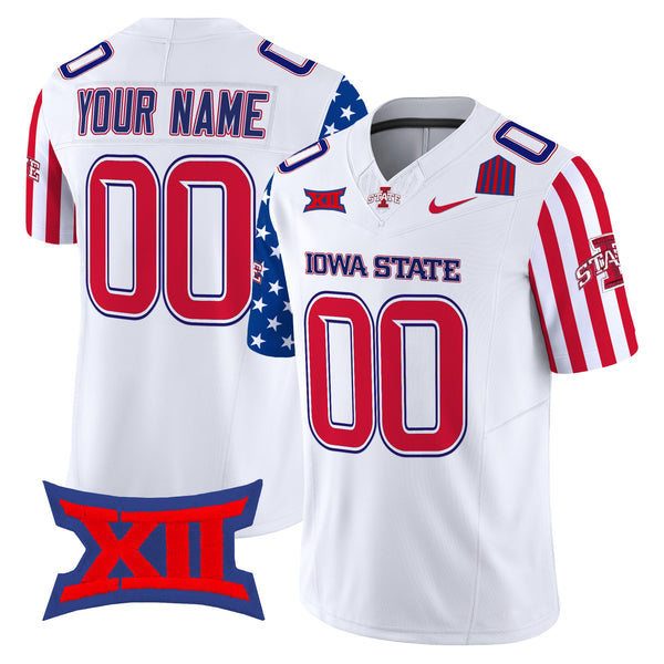 Iowa State Cyclones American Style Vapor Limited Custom Jersey - All Stitched