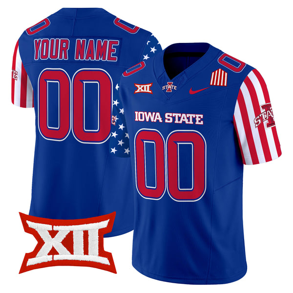 Iowa State Cyclones American Style Vapor Limited Custom Jersey - All Stitched