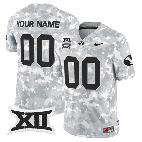BYU Cougars 2024 Salute to Service Vapor Limited Custom Jersey - All Stitched