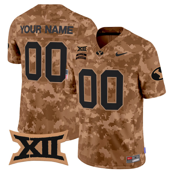 BYU Cougars 2024 Salute to Service Vapor Limited Custom Jersey - All Stitched