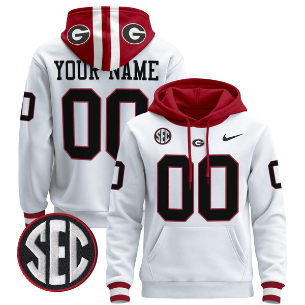 Georgia Bulldogs 2025 Custom Pullover Hoodie - All Stitched