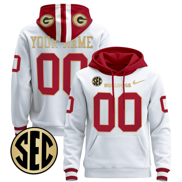 Georgia Bulldogs 2025 Custom Pullover Hoodie - All Stitched